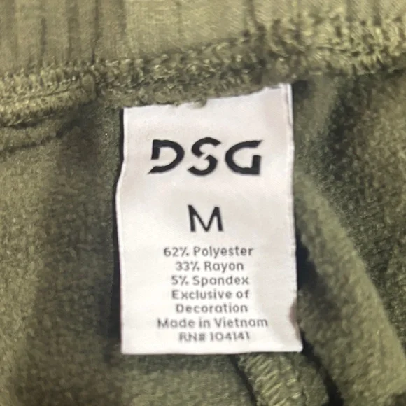 DSG Olive Green Sweatpants - Picture 2 of 5
